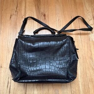 3.1 Phillip Lim Black Embossed Leather Bag
